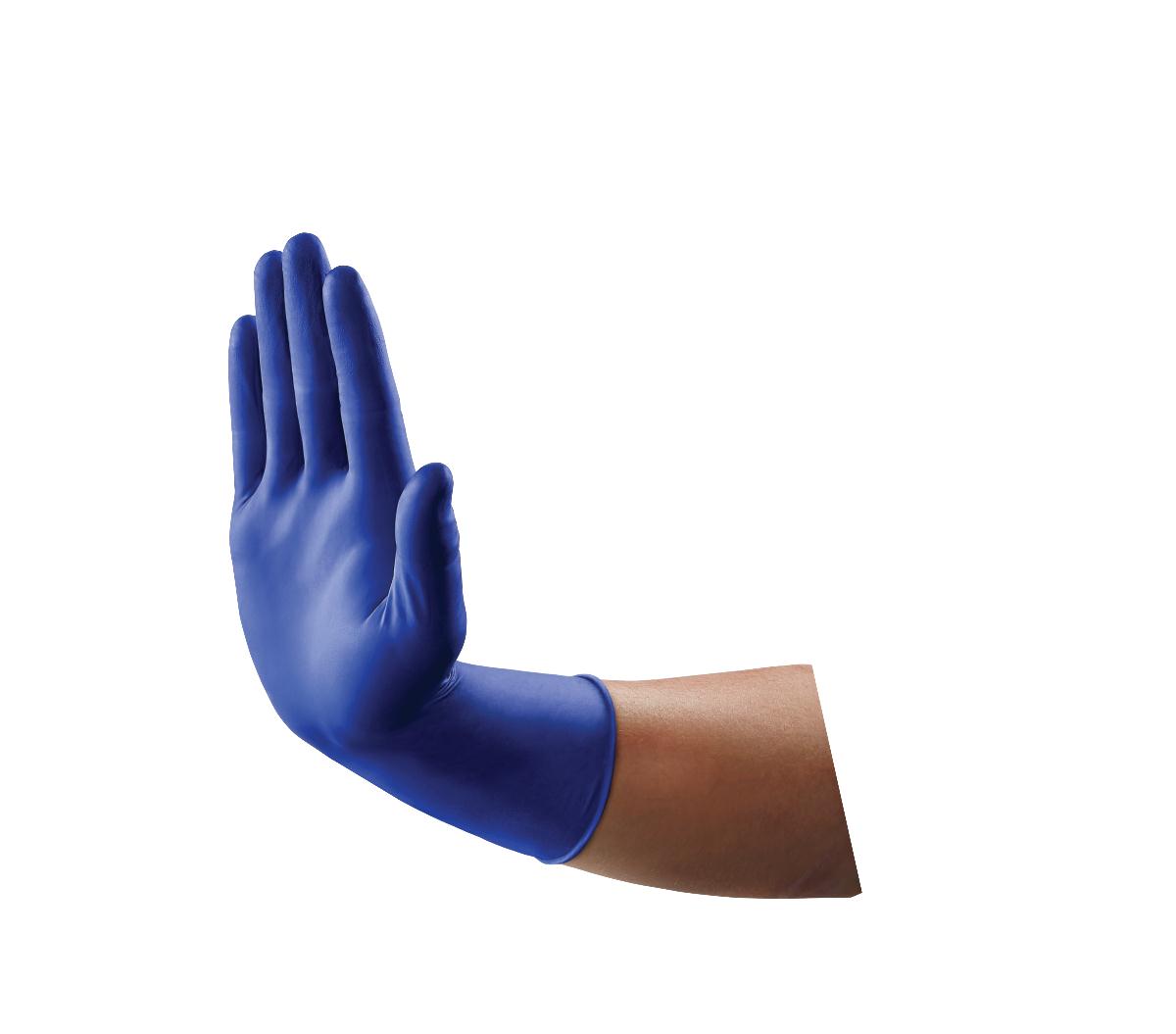 #VS711 Medline VersaShield Extended Cuff Powder-Free Nitrile Exam Gloves