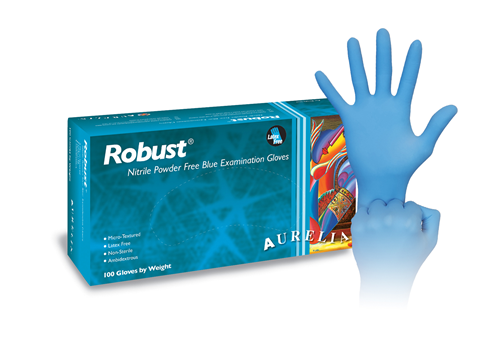 Aurelia® Robust™ Disposable Powder-Free Nitrile Exam Gloves