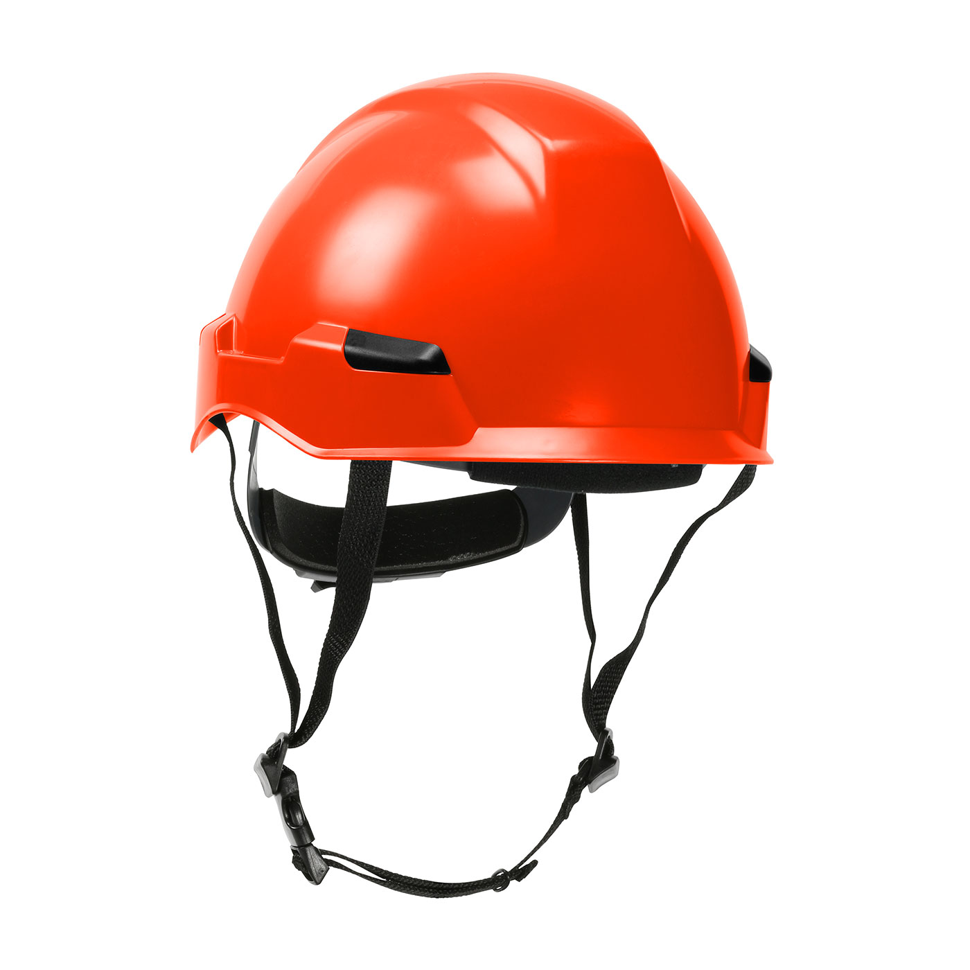280-HP141R PIP® Dynamic Rocky™ Industrial Climbing Helmet with Polycarbonate / ABS Shell, Nylon Suspension, Wheel Ratchet Adjustment and 4-Point Chin Strap-Orange