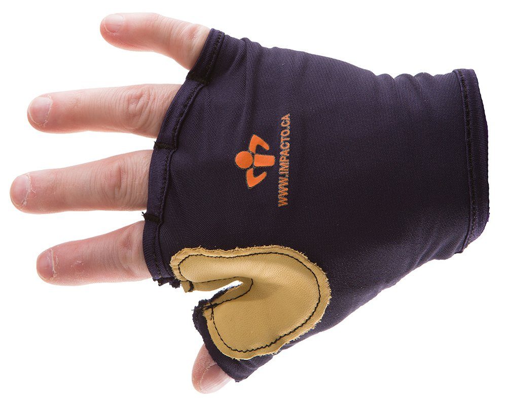 #501-20 Impacto® Leather Tool Grip Fingerless nylon glove