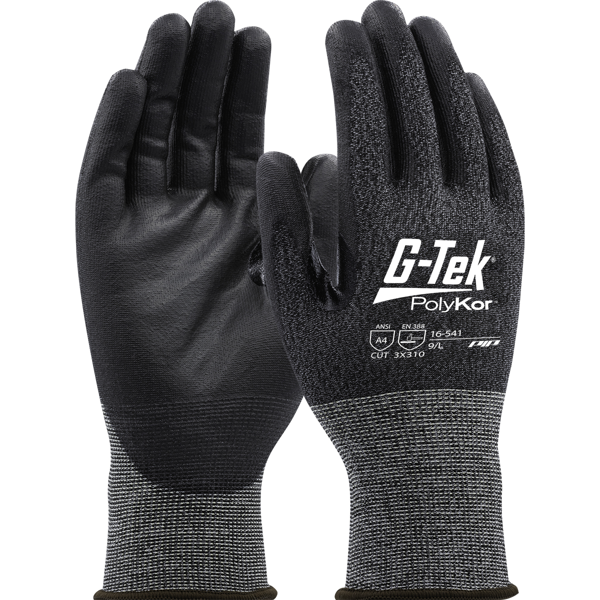 16-541 PIP® G-Tek® PolyKor™ PU Coated 21-Gauge A4 Touchscreen Work Gloves  