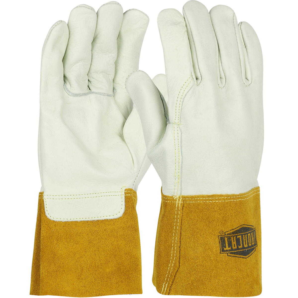 6010 PIP® Ironcat Premium Top Grain Cowhide Leather Mig Tig Welder's Glove with Kevlar Stitching and 4-inch Leather Gauntlet Cuff
