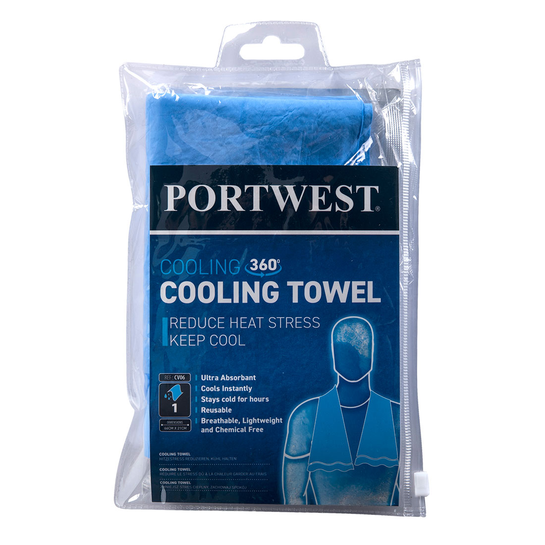 CV06 Portwest® UV Blocking Cooling Towels