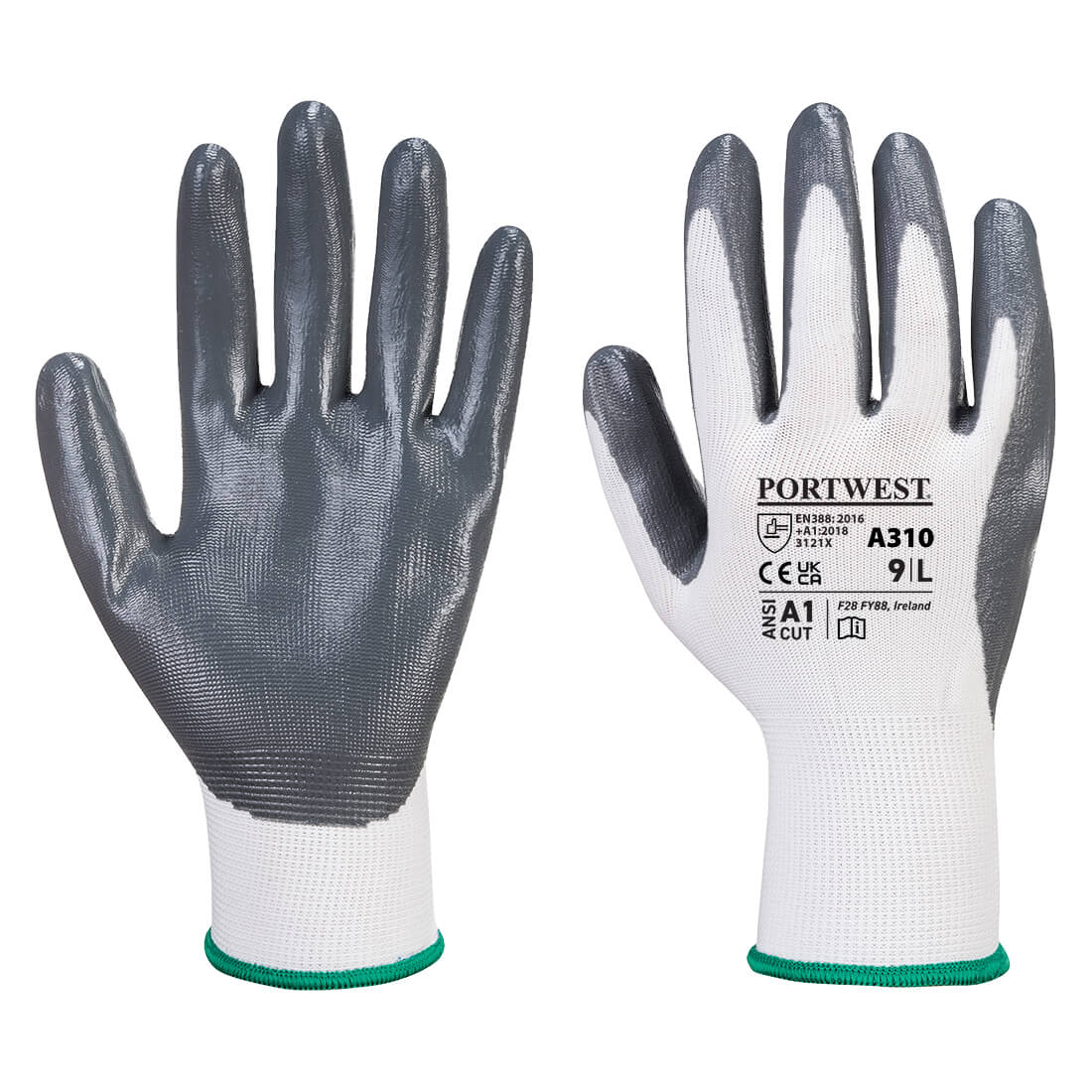 A310 Portwest® Flexo Grip Nitrile Coated Work Gloves
