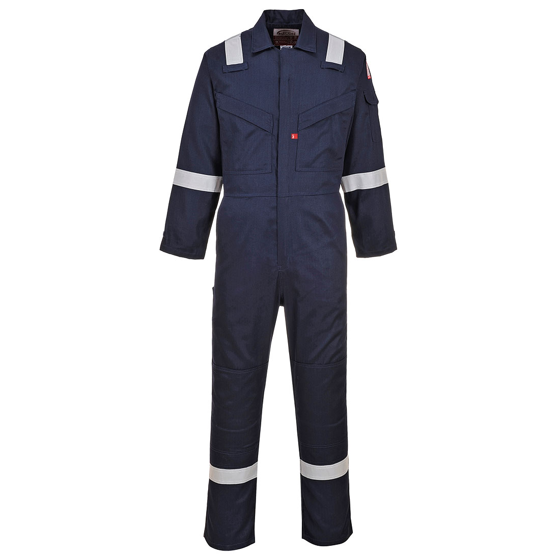 UFR21 Portwest® Bizflame® Work Flame-Resistant ARC2 Anti-Static Lightweight Coveralls - Navy