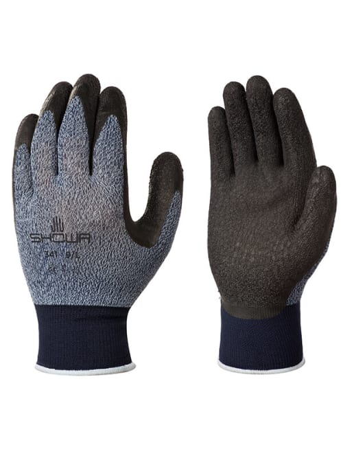 Showa® 341 Gray Latex Coated Seamless Knit Gloves