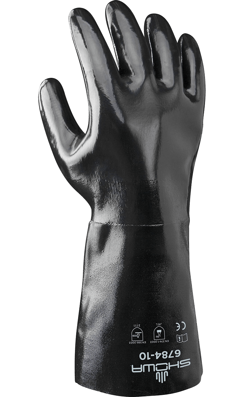 Showa® 6784 Neoprene Coated Cotton Knit 14-inch Gloves 