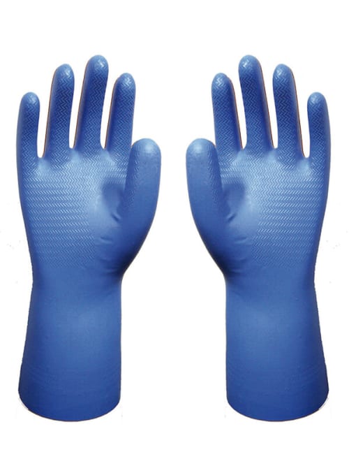 Showa® Atlas® 707D Unsupported Unlined 9-mil 12-inch Biodegradable Hybrid Nitrile Gloves 
