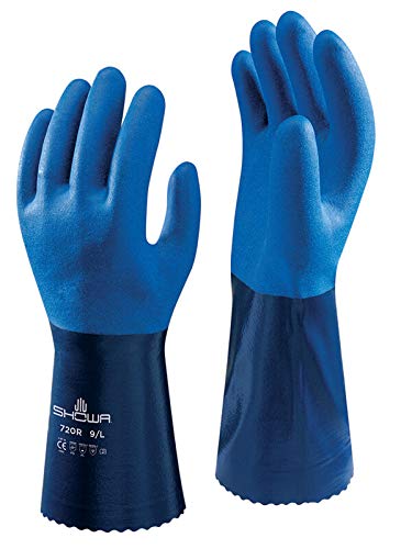 Showa® Atlas® CS721 Double Coated 14-inch Length Nitrile Gloves -