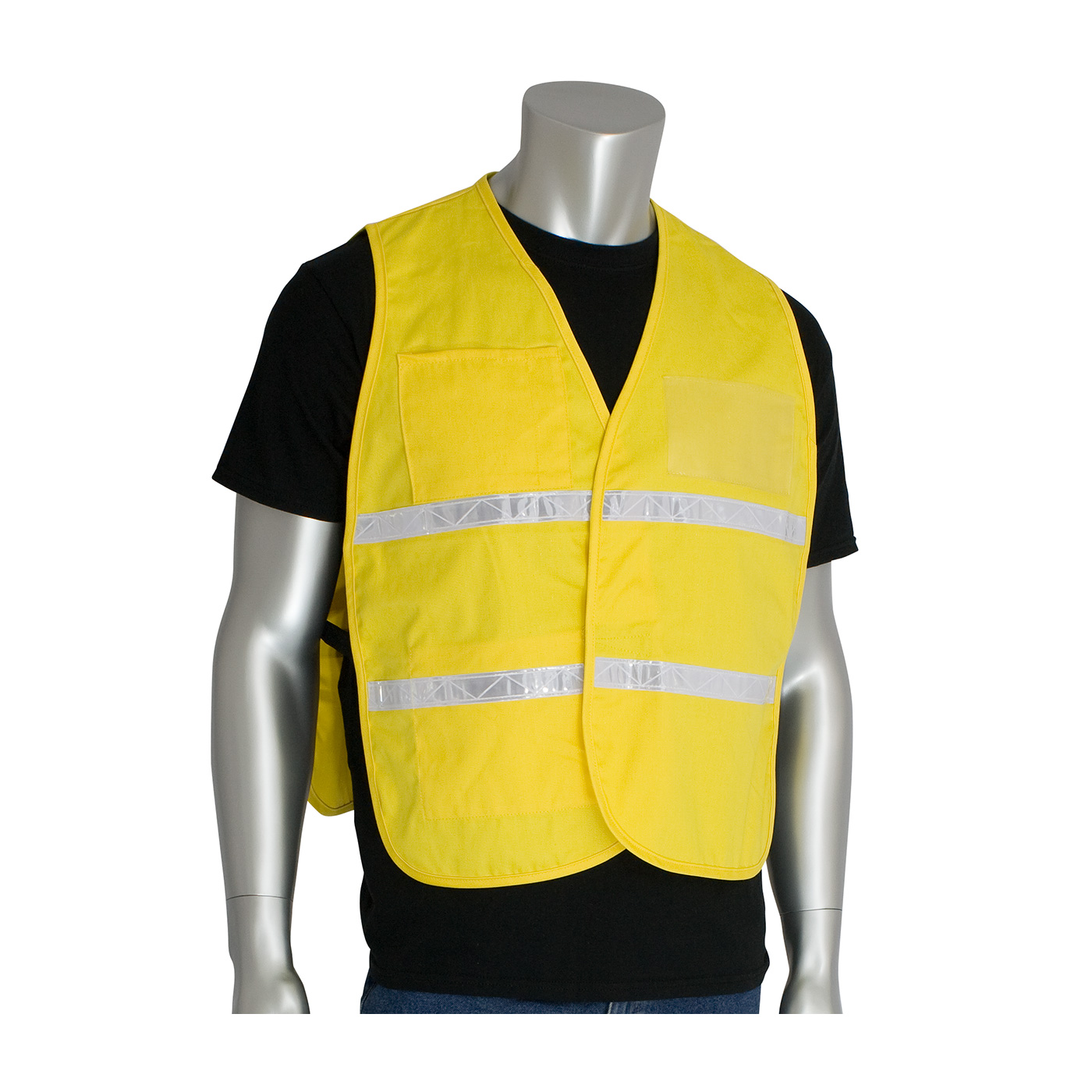 #300-1507 PIP® Non-ANSI  Orange Incident Command Vest - 100% Polyester 