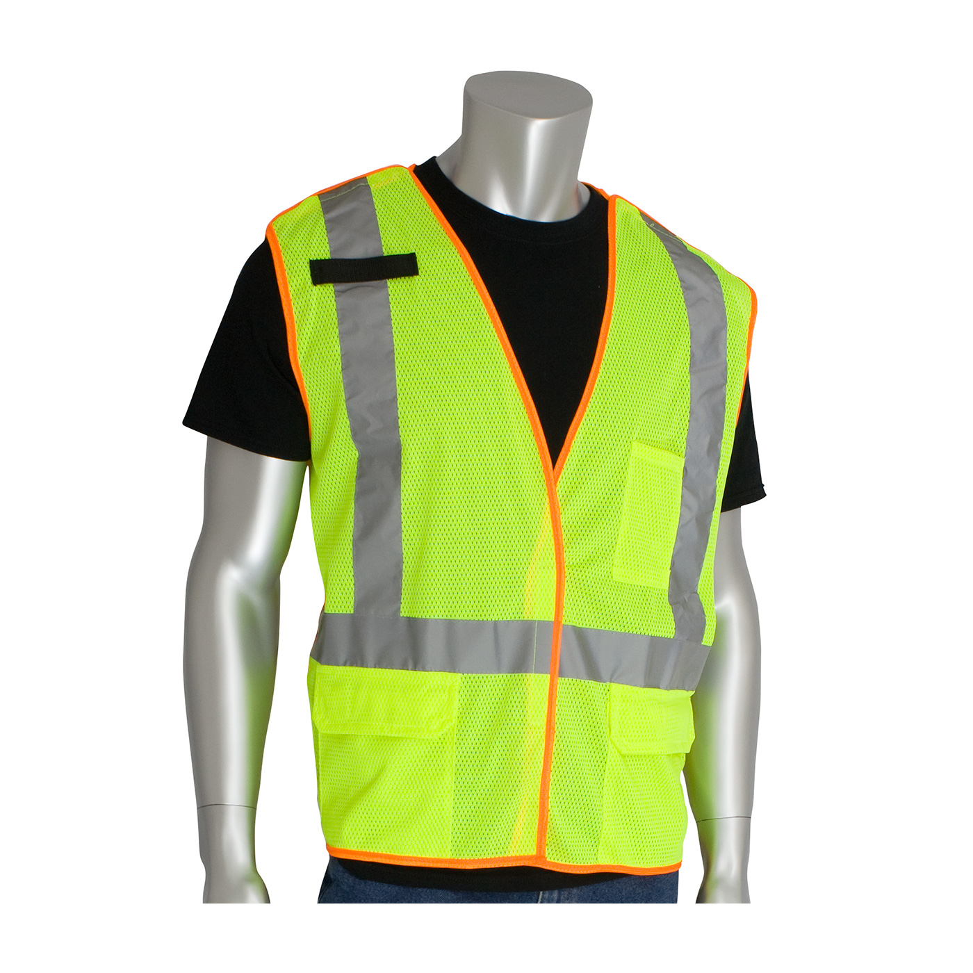 PIP® ANSI Type R Class 2 and CAN/CSA Z96 X-Back Breakaway Mesh Vest #302-0210-LY