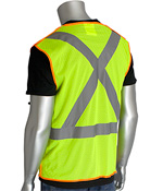PIP® ANSI Type R Class 2 and CAN/CSA Z96 X-Back Breakaway Mesh Vest #302-0210-OR