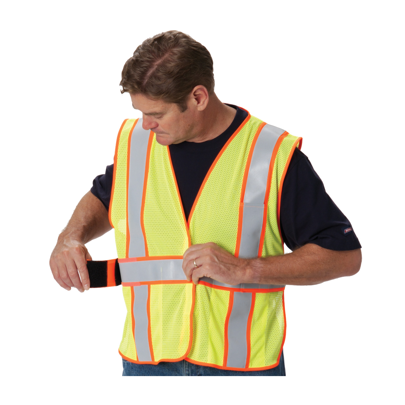 PIP® ANSI Type R Class 2 Two-Tone Expandable FR Treated Mesh Vest #305-USV5FR (adjustable sides)