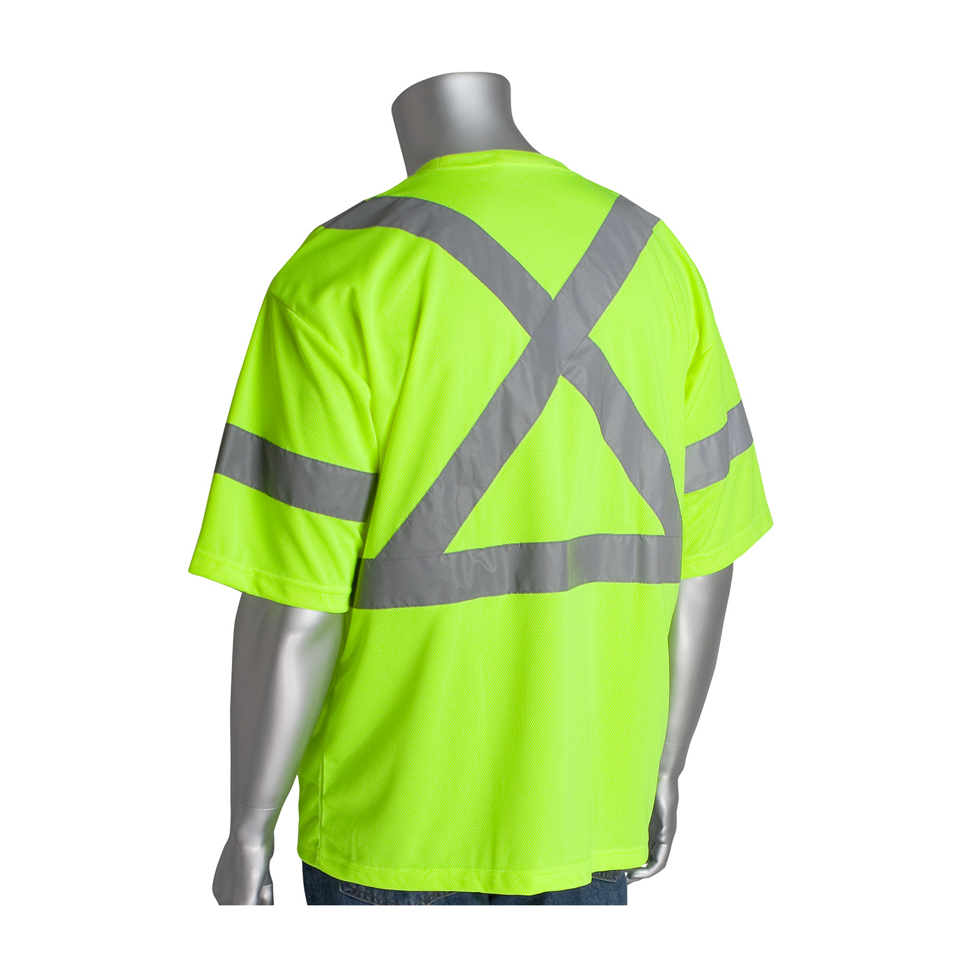 PIP® ANSI Class 3 and CAN/CSA Z96 X-Back Short Sleeve T-Shirt #313-1400