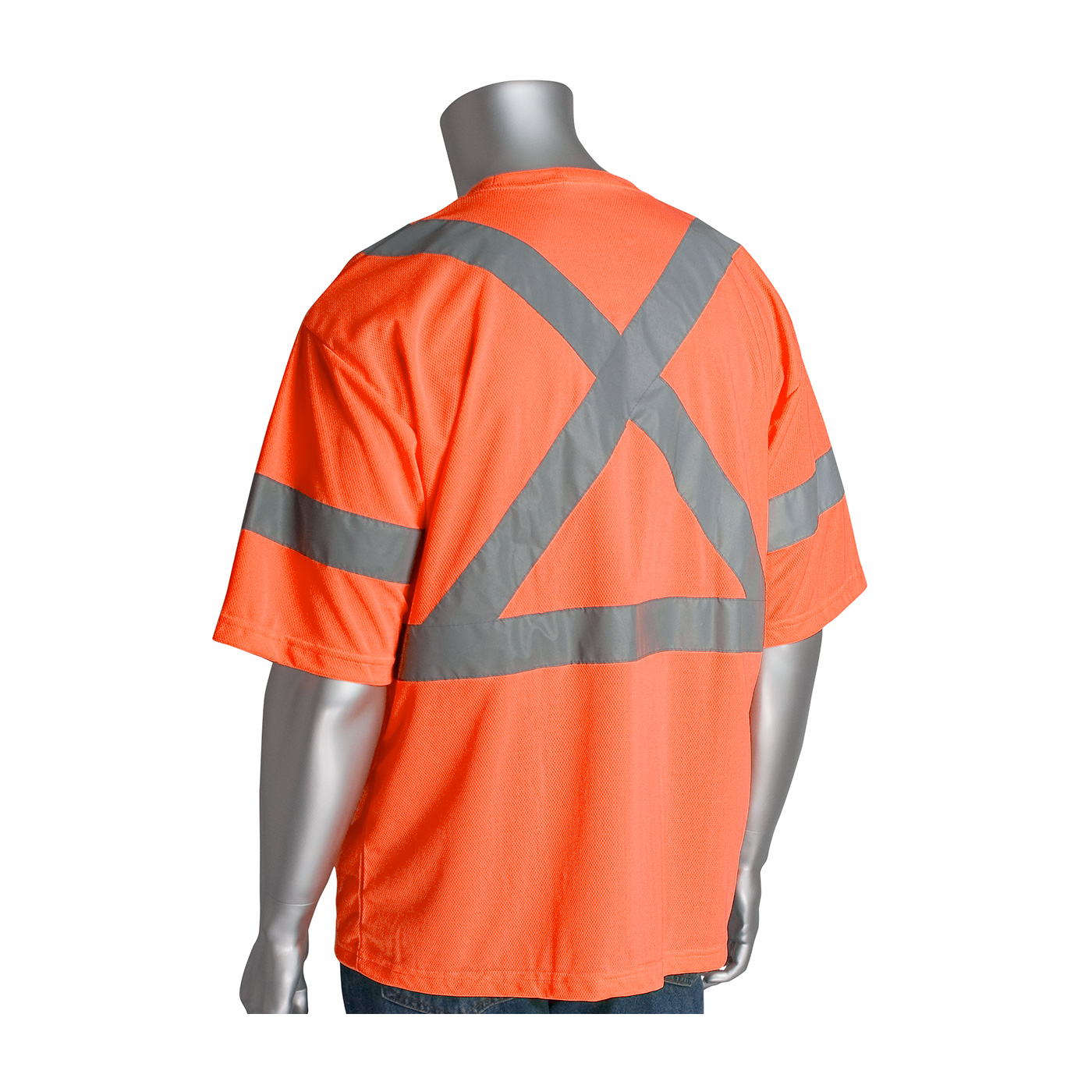 PIP® ANSI Class 3 and CAN/CSA Z96 X-Back Short Sleeve T-Shirt #313-1400
