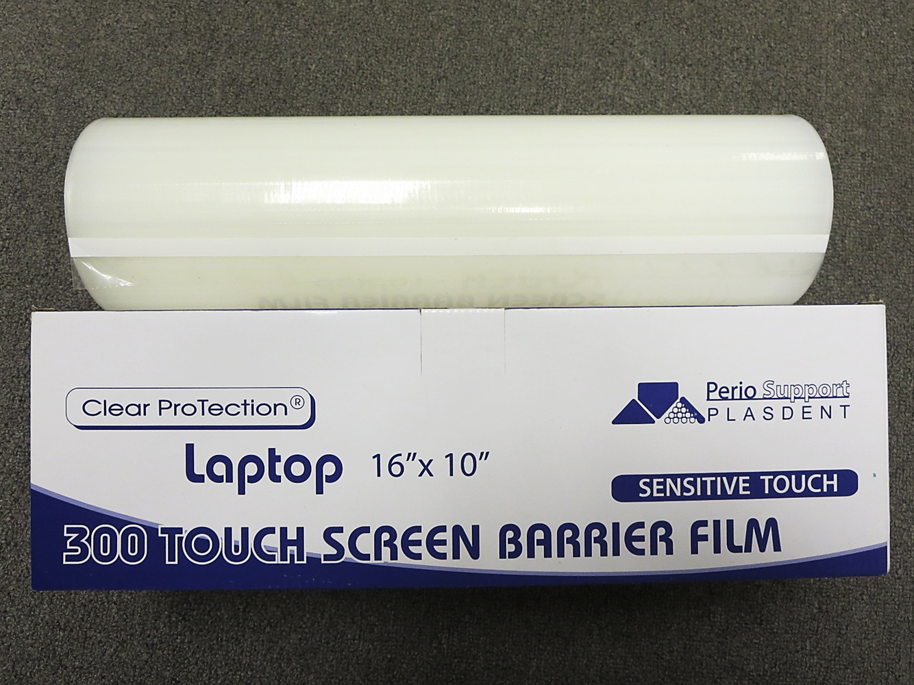 #THS1610 Clear 16-in x 10-in Adhesive Laptop Computer Screen Barrier Film