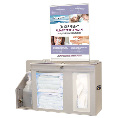 BD262-0012 : Bowman Tabletop Cover Your Cough Desktop Compliance Kit