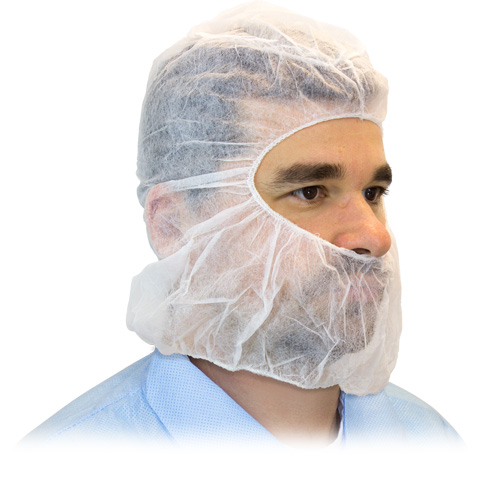 #DHOOD-1000 Supply Source Safety Zone® Disposable White Anti-Spit Polypropylene Hoods