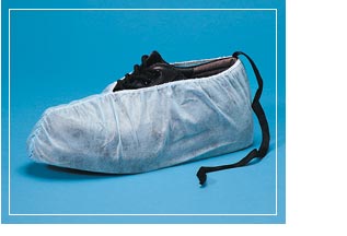 Keystone® Disposable Polypropylene Non-Skid ESD Safe Shoe Covers 