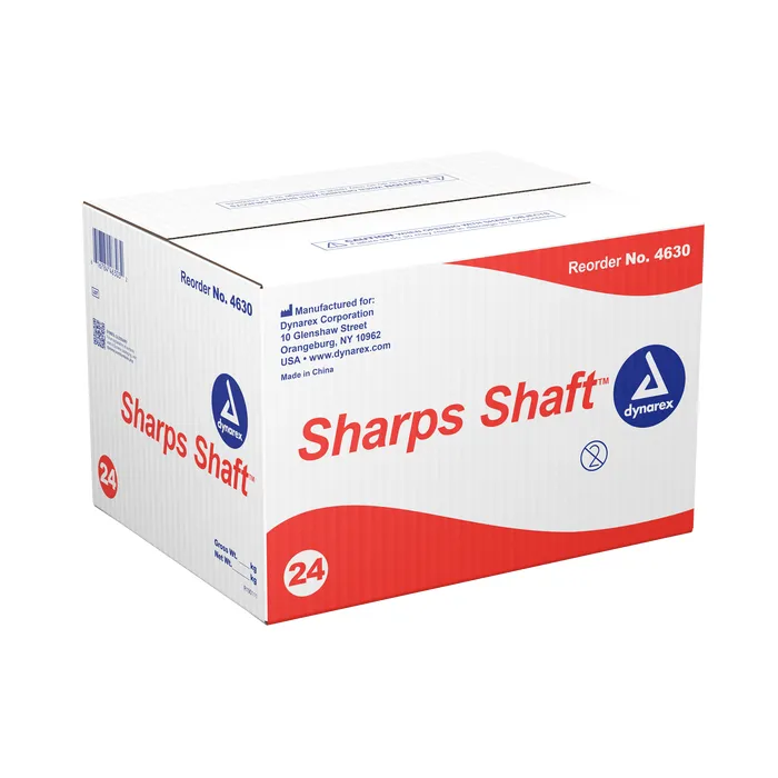 4630 Dynarex® Sharp Shaft Compact Transportable Sharps Container