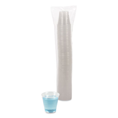 BWKTRANSCUP5CT Boardwalk® Translucent Polypropylene Clear Drinking Cups (5oz) 