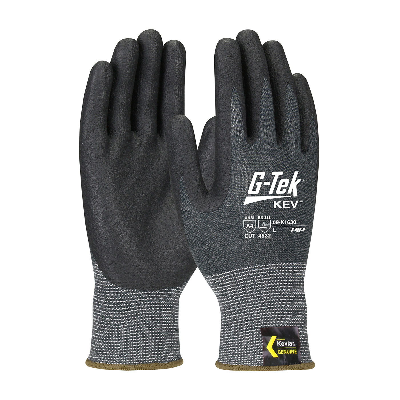 09-K1630 PIP® G-Tek® Kev™ Kevlar® Foam Nitrile Coated Gloves