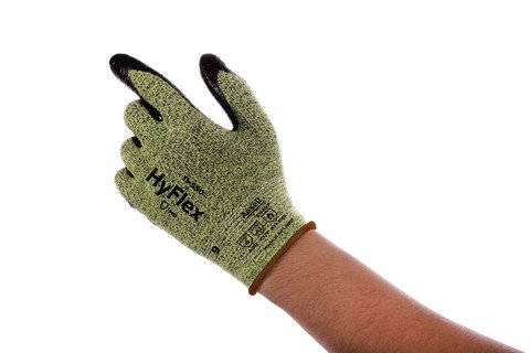 Ansell® HyFlex® #11-550 Foam Nitrile Coated A2 Cut-Resistant Work Gloves with INTERCEPT 