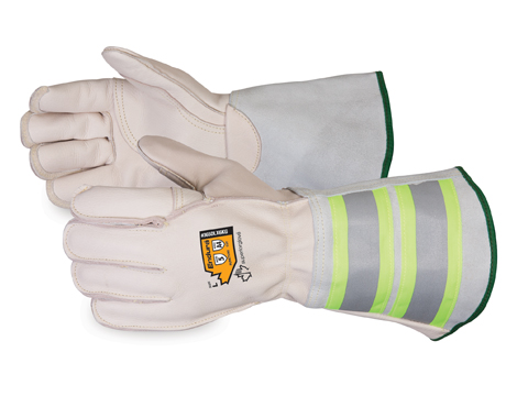 365DLX6KG - Superior Glove® Endura® Deluxe Kevlar®-Lined Lineman Gloves with 6` Reflective Gauntlet Cuffs