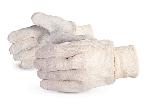 Superior Glove® Endura® Leather Palm Cotton Back Gloves