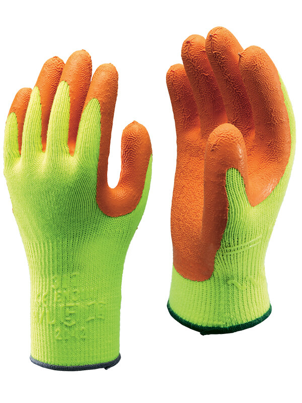 Showa® 317 Hi-Viz Latex Coated Seamless Knit Gloves