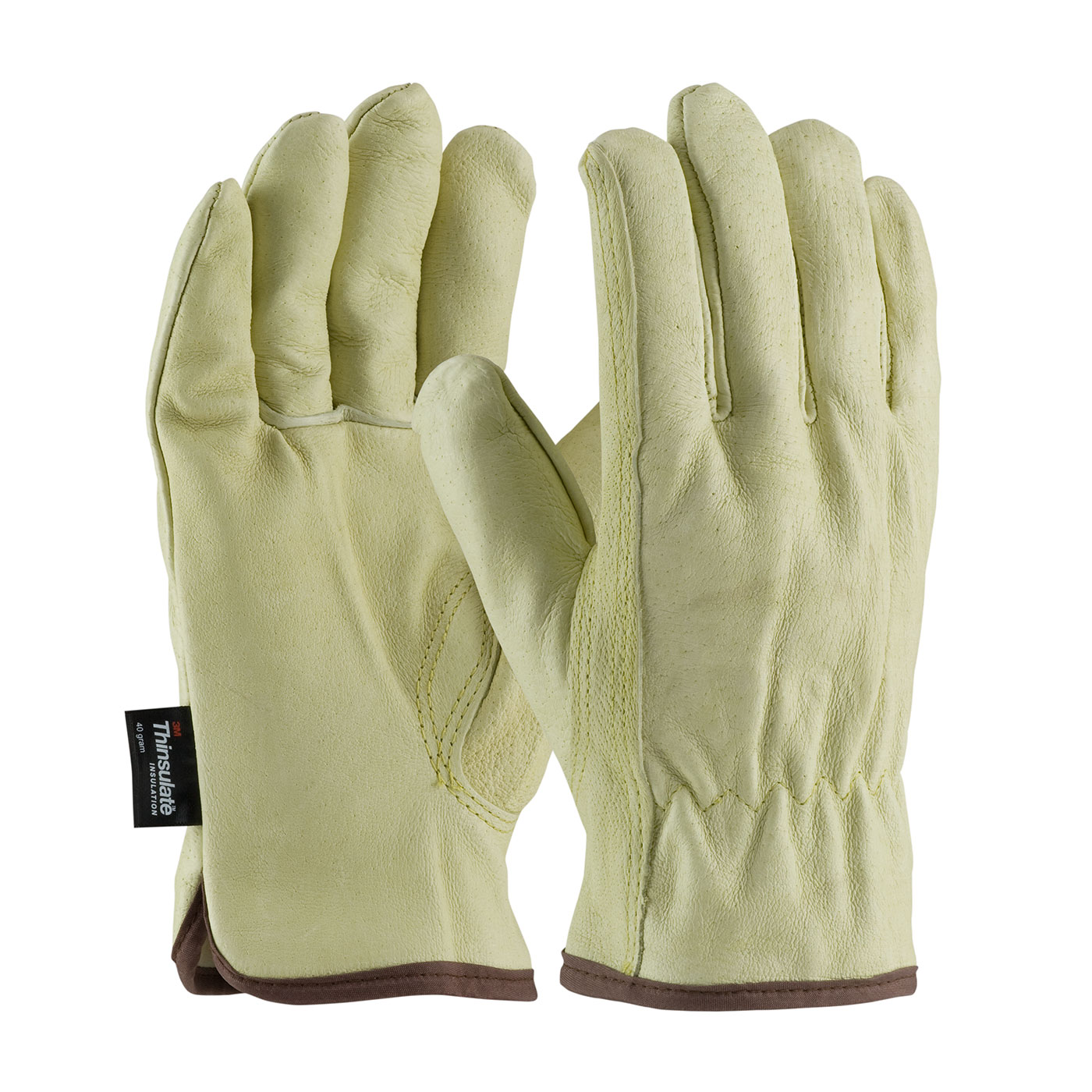 PIP® Premium Grade Top Grain Pigskin Leather Glove with 3M™ Thinsulate™ Lining - Keystone Thumb. #77-469