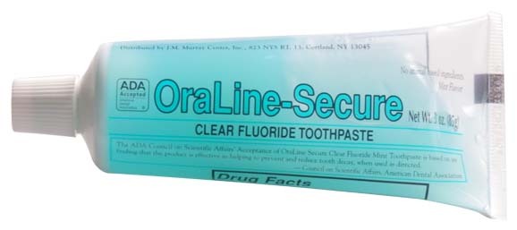 #41998 OraLine® ADA Accepted 3-oz Fluoride Mint Toothgel