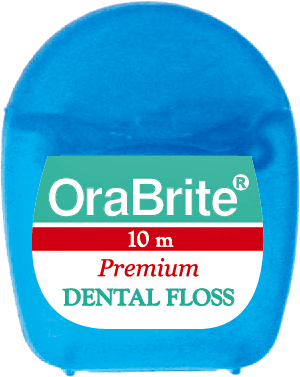 #ORA48033 OraBrite 10m Plain PTFE Premium Dental Floss