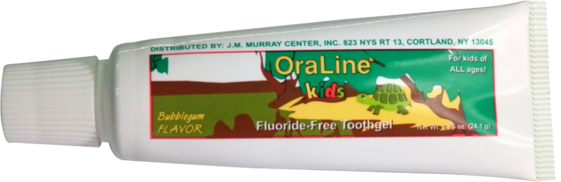 44116 Oraline OraBrite® Non-Fluoride Bubblegum Toothpaste 0.85-oz 