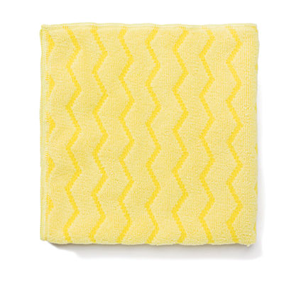 FGQ61000YL00 Rubbermaid Reusable Cleaning Cloths, Microfiber, 16 x 16, Yellow