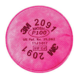  3M™ 2091 P100 Replacement Filters For Respirators