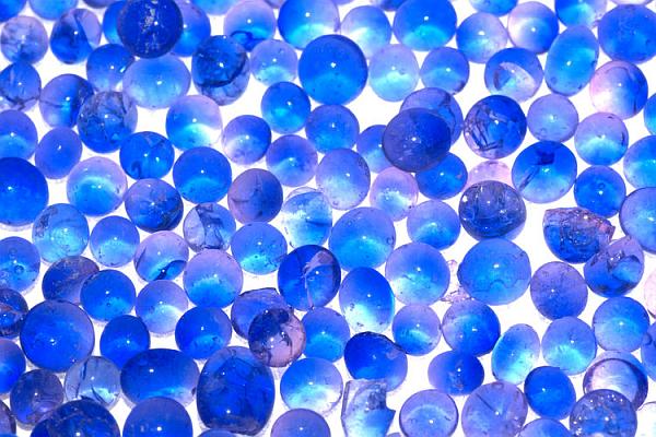 Color changing Blue Indicating Silica Gel Beads