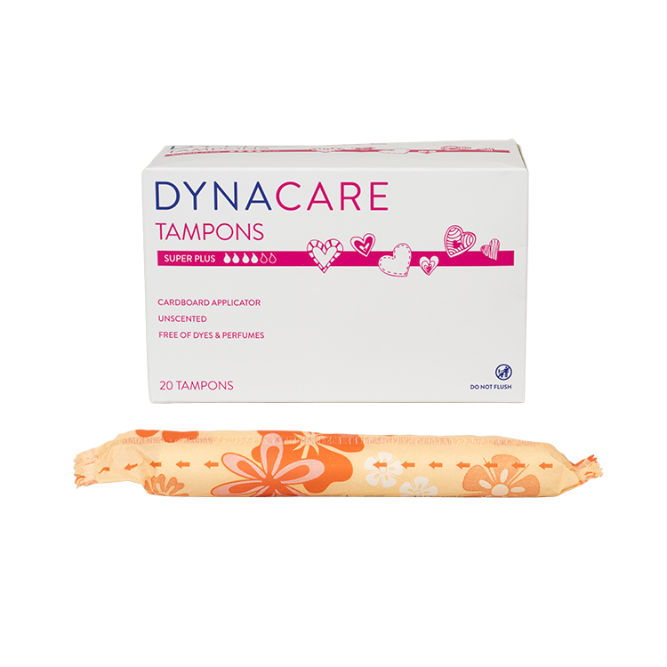Dynarex® DynaCare Tampons, Cardboard Applicator, Super Plus 