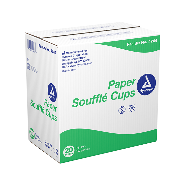 Dynarex® Paper Soufflé Cups, 0.5-oz (5000ct)