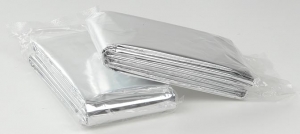 Swift First Aid Silver 84` X 52` Mylar Rescue Blanket, Swift First Aid Disposable Foil Rescue Blanket