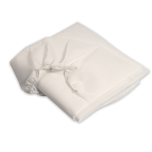 #3516 Dynarex® Disposable 30` x 83` Heavy-Duty Non-Woven Fluid Resistant White Fitted Cot Sheets