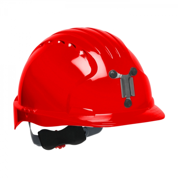 280-EV6151M PIP® JSP® Evolution® 6151 Deluxe Mining Hard Hat: RED
