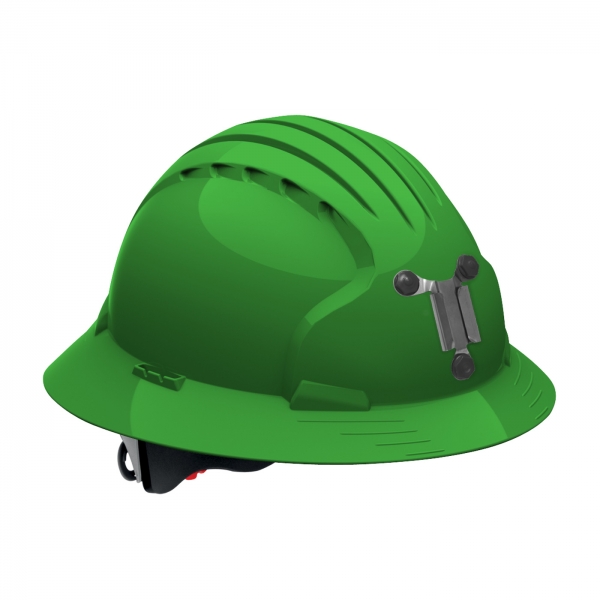 PIP JSP® Evolution® Deluxe 6161 Full Brim Mining Hard Hat: GREEN 