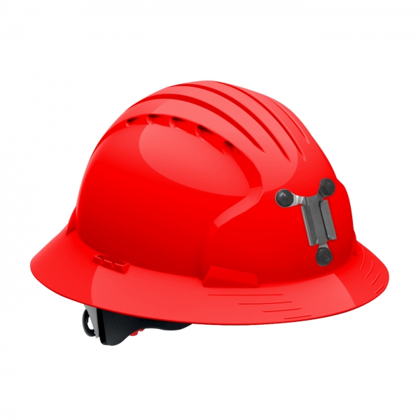 280-EV6161M PIP® JSP® Evolution® Deluxe 6161 Full Brim Mining Hard Hat: RED