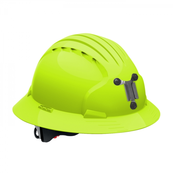 PIP JSP® Evolution® Deluxe 6161 Full Brim Mining Hard Hat: BRIGHT LIME YELLOW