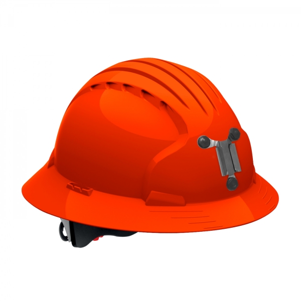280-EV6161M PIP® JSP® Evolution® Deluxe 6161 Full Brim Mining Hard Hat: BRIGHT ORANGE