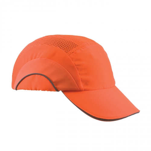 282-ABR170 PIP® HardCap A1+ Low Profile Hi-Vis Orange Standard Brim Baseball Style Bump Caps w/ Reflective Piping