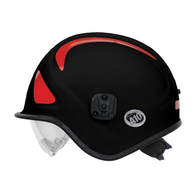 813-32XX PIP® Pacific Black A10™ Ambulance & Paramedic Helmet with Retractable Eye Protector
