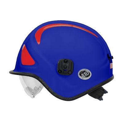 813-32XX PIP® Pacific Blue A10™ Ambulance & Paramedic Helmet with Retractable Eye Protector