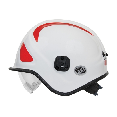 813-32XX PIP® Pacific White A10™ Ambulance & Paramedic Helmet with Retractable Eye Protector